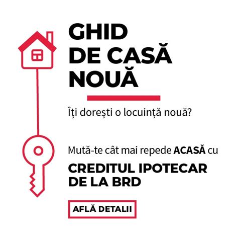 BRD: Credite imobiliare